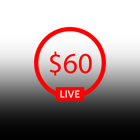 Live 🔴 $60